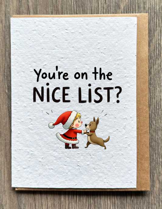 Naughty or nice dog